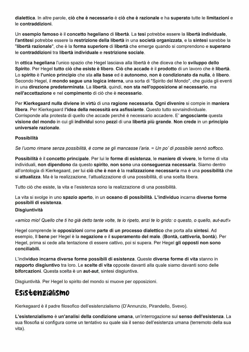 Introduzione
La vita
Kierkegaard
L'infanzia
Soren Kierkegaard, costruisce il concetto di possibilità e il concetto di fede per
opporsi al pr
