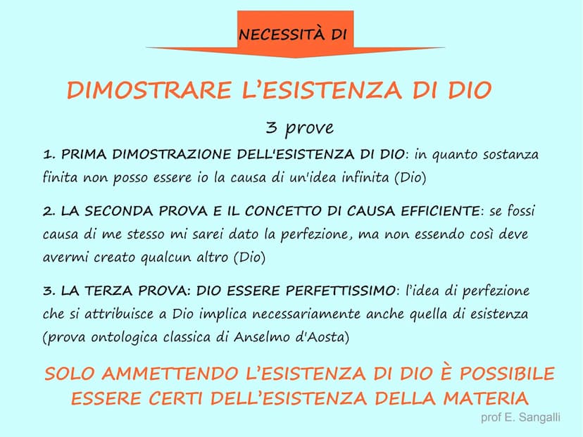 CARTESIO - René Descartes
COGITO ERGO SUM → PENSO QUINDI SONO
BIOGRAFIA
• IL METODO
●
Discorso sul metodo, 1637
Meditazioni metafisiche, 164