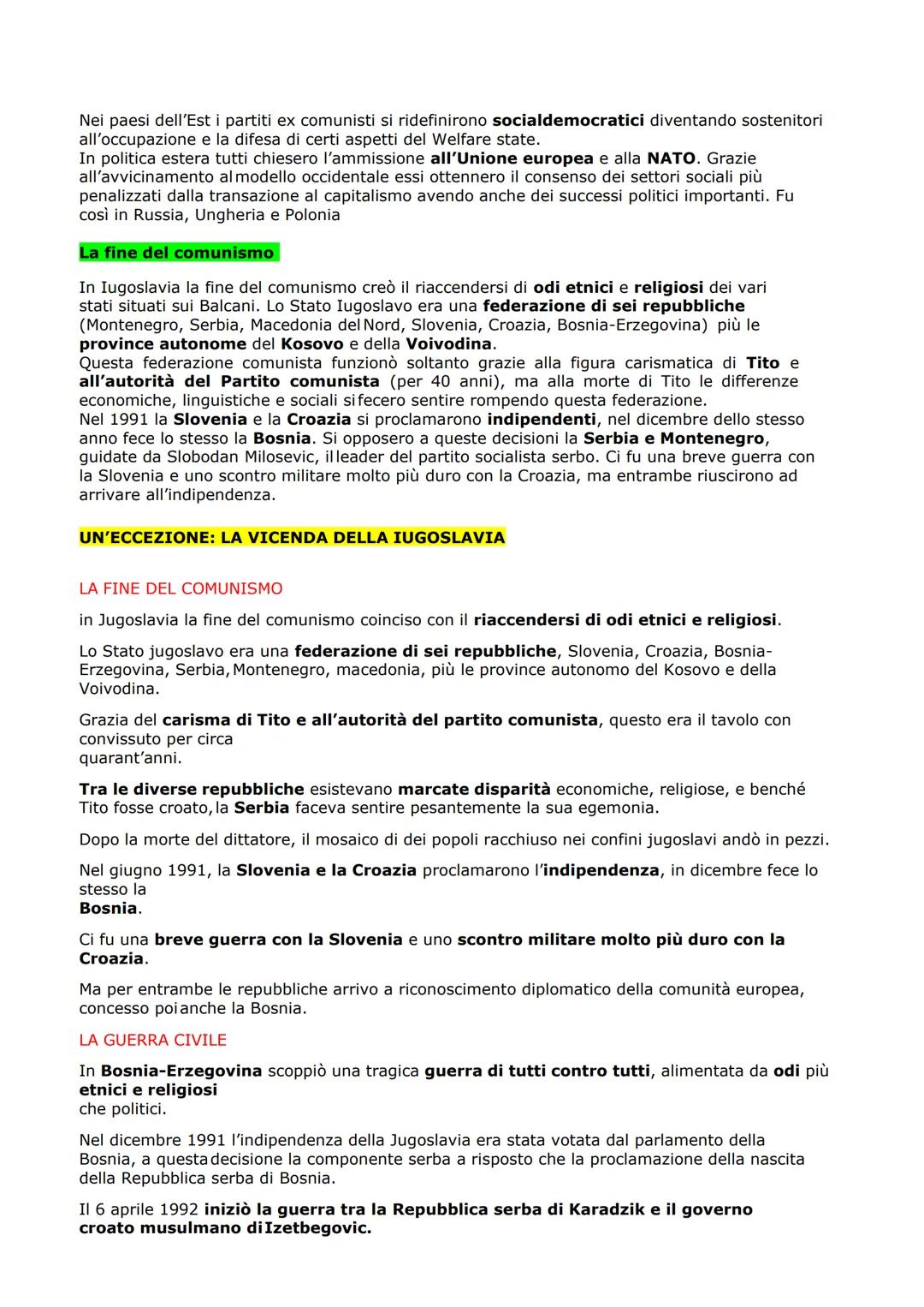 CAPITOLO 11
IL SECONDO DOPOGUERRA
(LE DRAMMATICHE CONSEGUENZE DOPO IL CONFLITTO)
la situazione europea
In Europa tutti i paesi,eccetto la Gr