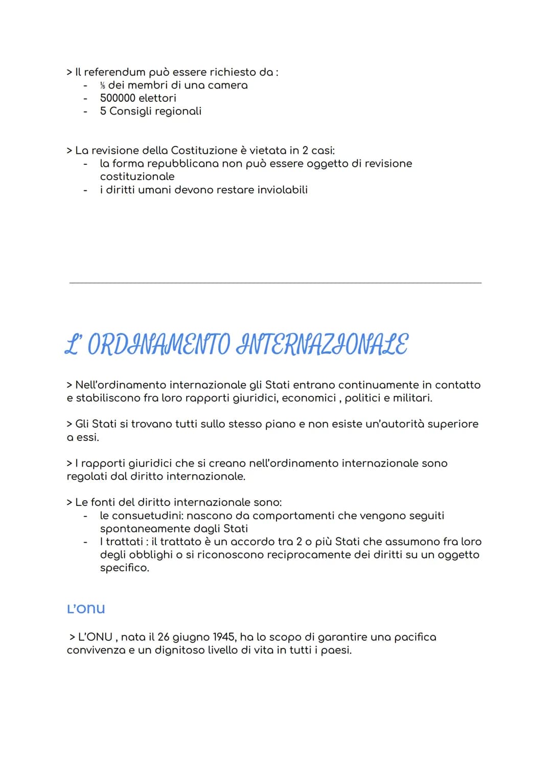 LO STATO
Per Stato si intende un'organizzazione politica che esercita la propria
sovranità sui soggetti che si trovano sul suo territorio.
>