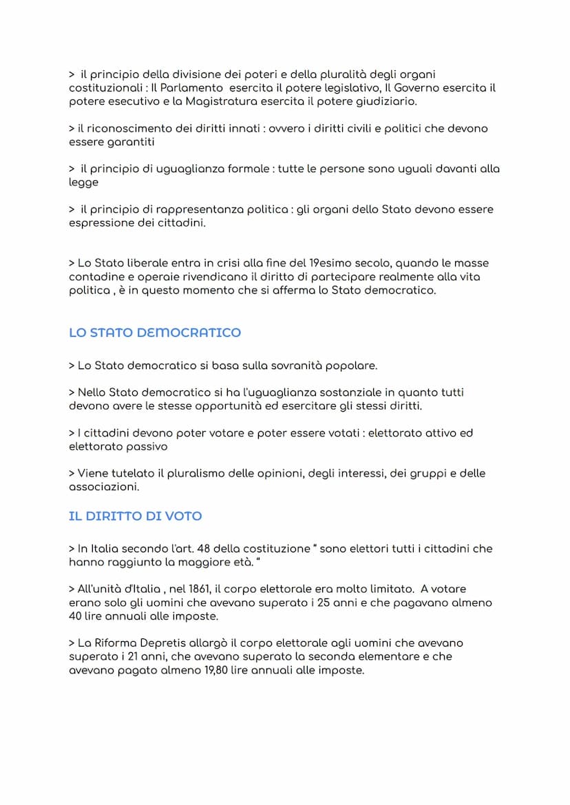 LO STATO
Per Stato si intende un'organizzazione politica che esercita la propria
sovranità sui soggetti che si trovano sul suo territorio.
>