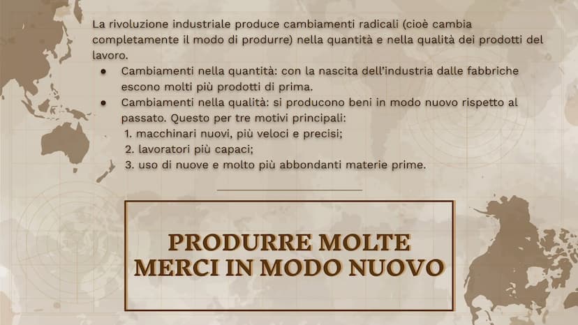 LA RIVOLUZIONE
INDUSTRIALE
Armela Vrapi 4^P CHE COSA E' LA RIVOLUZIONE INDUSTRIALE?
La rivoluzione industriale è stata un
processo lento e g