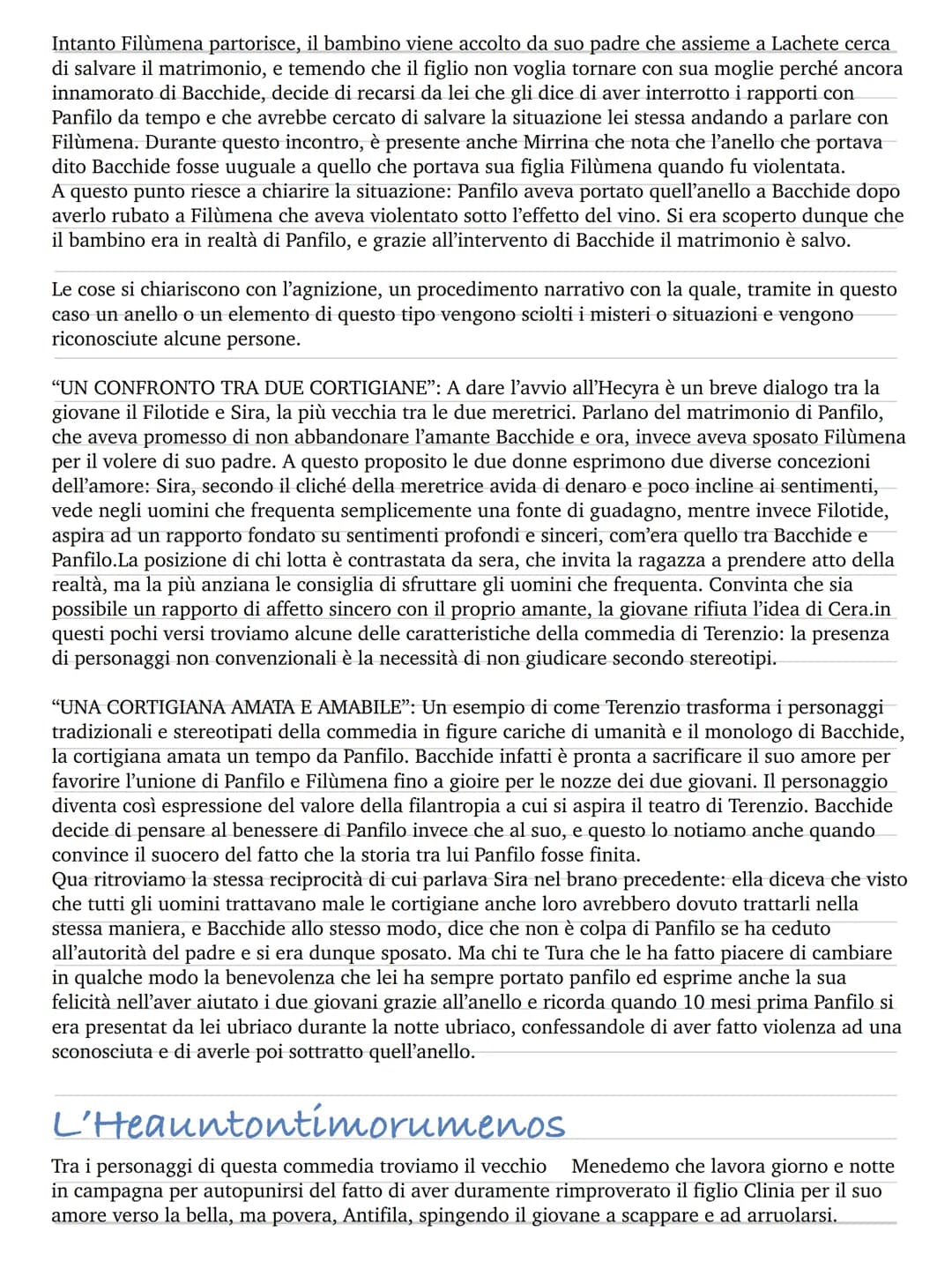 Publio Terenzio Afro
Terenzio è un personaggio chiave per conoscere i nuovi ideali e la nuova
mentalità che si diffusero a Roma nella cosidd