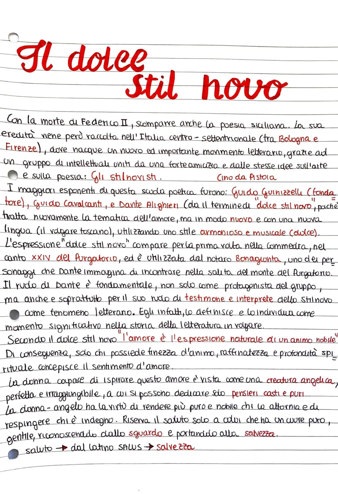 Il dotee
Stil novo
Con la morte di Federico II, scomparve anche la poesia sialiana. La sua
eredità viene però raccolta nell'Italia centro - 