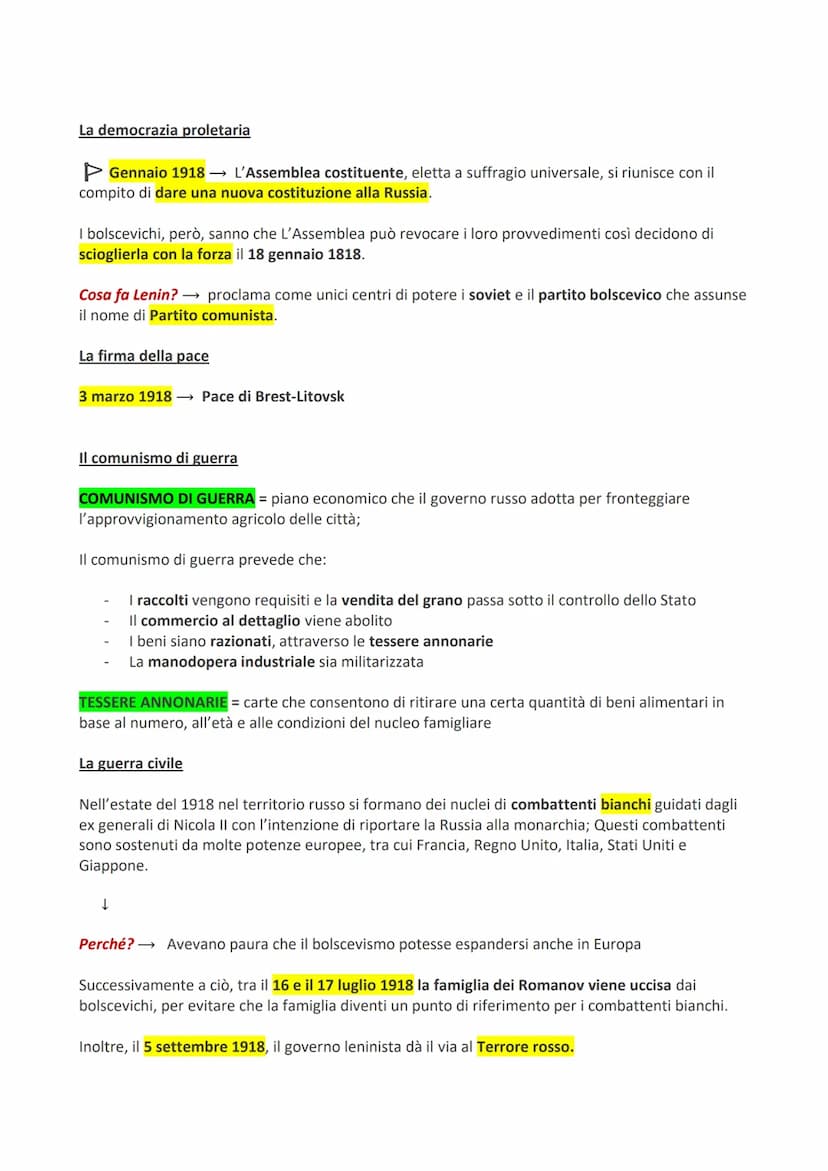 La Rivoluzione Russa
Gli antefatti della rivoluzione sono 4:
1. Il proletariato industriale russo
2. Le condizioni delle campagne
4A JAPABCT