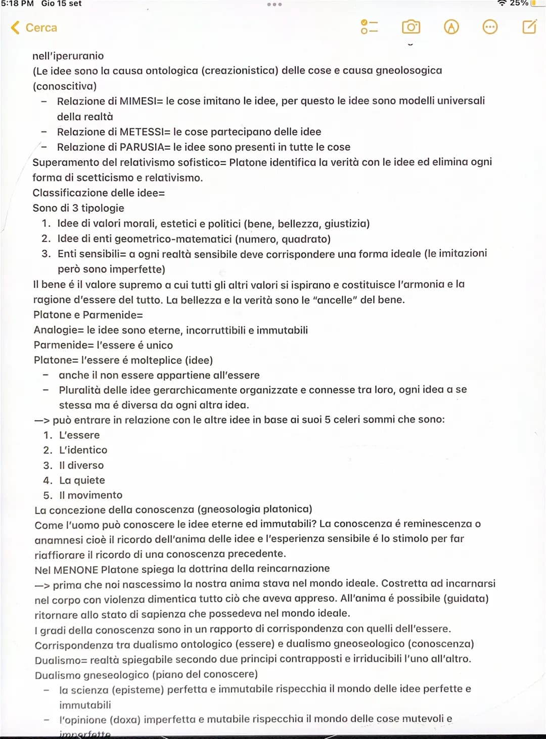 5:18 PM Gio 15 set
<Cerca
15 settembre 2022, 5:18 PM
Socrate rappresentava per Platone
1. Un modello
O
Platone
Elabora gran parte dei temi, 