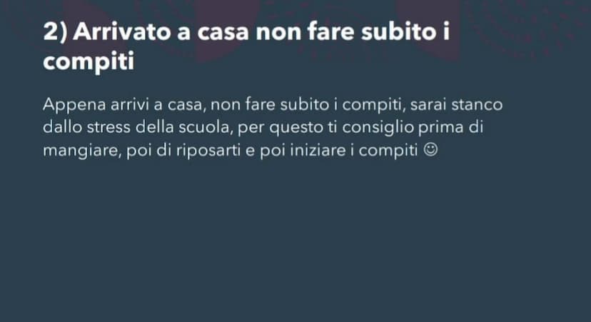 Come STUDIARE AL
MEGLIO
~by Anto 1) A scuola prendi appunti... ma a metà
<<Prendere appunti a metà» non significa scrivere meta di quello
ch