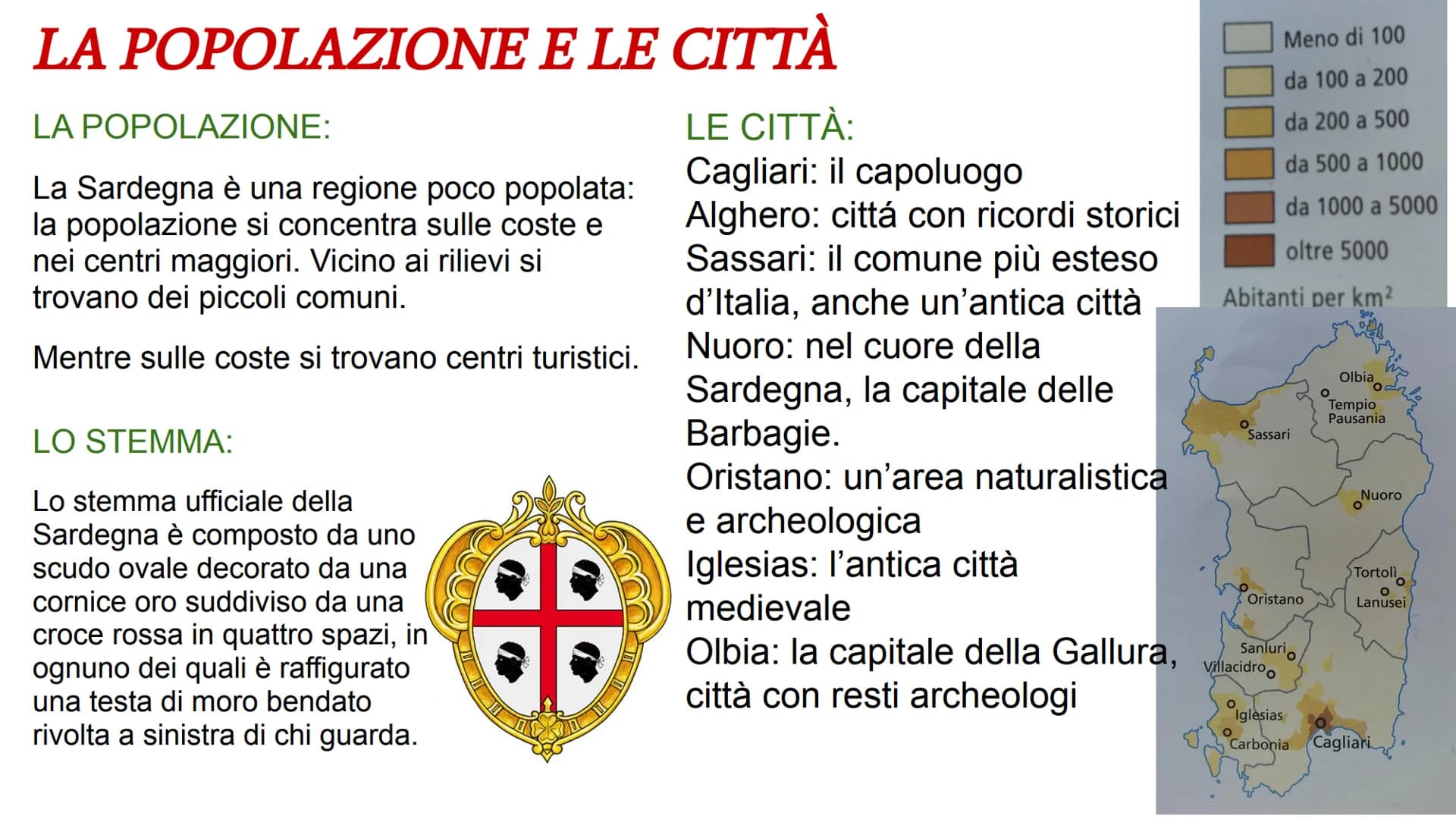 LA SARDEGNA L
Gaia Borgonovo 1C IL TERRITORIO E IL CLIMA
IL TERRITORIO:
La Sardegna è un isola a statuto speciale,
che per la maggior parte 