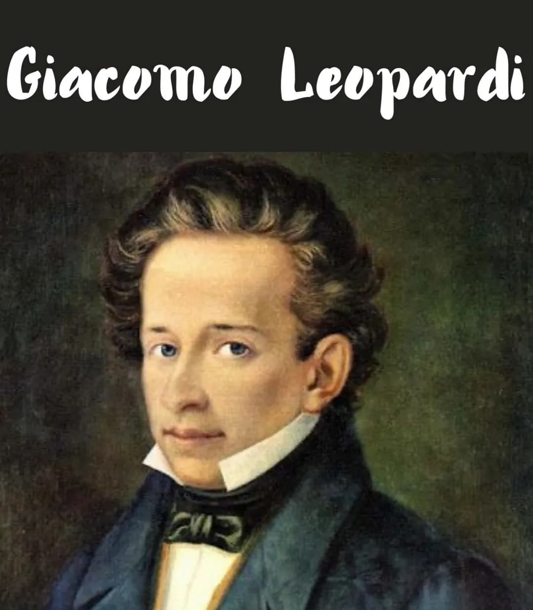 Giacomo Leopardi Giacomo Leopardi
LA VITA:
Nasce il 1798 a Recanati, nelle Marche, dove la
Chiesa deteneva il pieno controllo della
Situazio