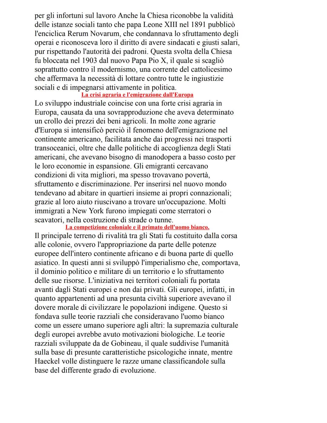 CAPITOLO 1:
La Belle époque - Tra luci e ombre
Tra la fine dell'800 e i primi anni del '900, in Europa si poté
assistere ad un generale migl