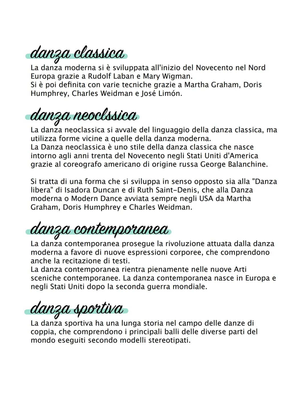 La danza
La danza una disciplina che si esprime nel movimento secondo un
piano prestabilito, detto coreografia, o attraverso l'improvvisazio