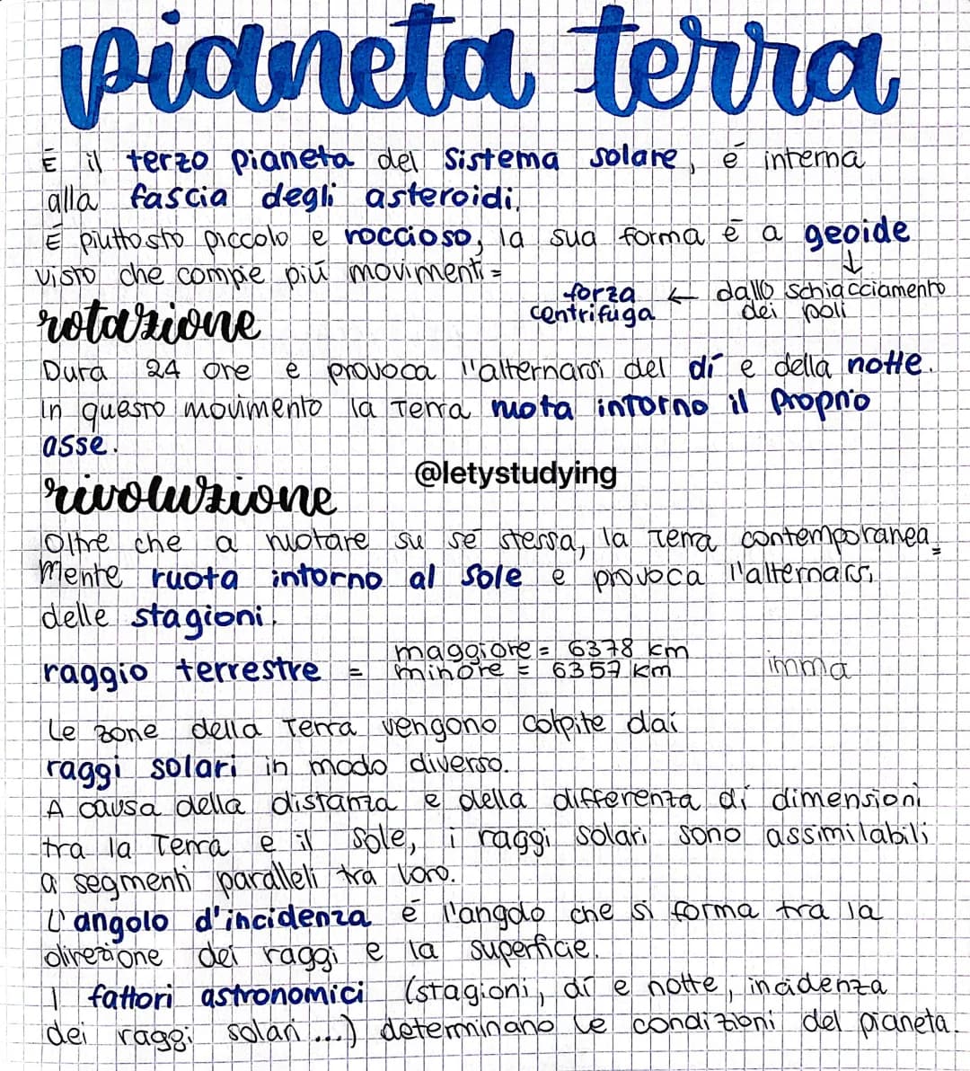 I Movimenti della Terra: Rotazione e Rivoluzione