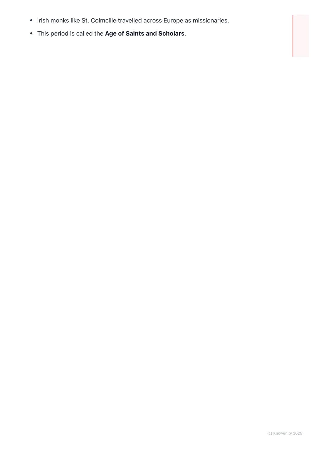 # Early Christian Ireland:
# Monasteries and Saints

An introduction to early Christian Ireland

Before Christianity, Ireland was a pagan co
