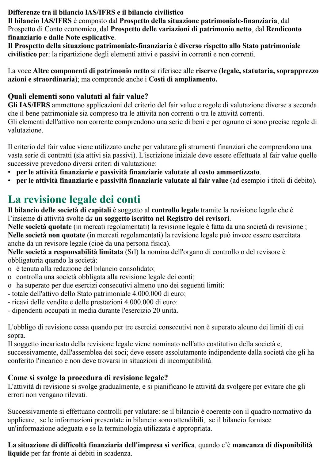 Il bilancio d'esercizio
Le imprese comunicano in ambito economico-finanziario principalmente attraverso il sistema informativo di
bilancio c