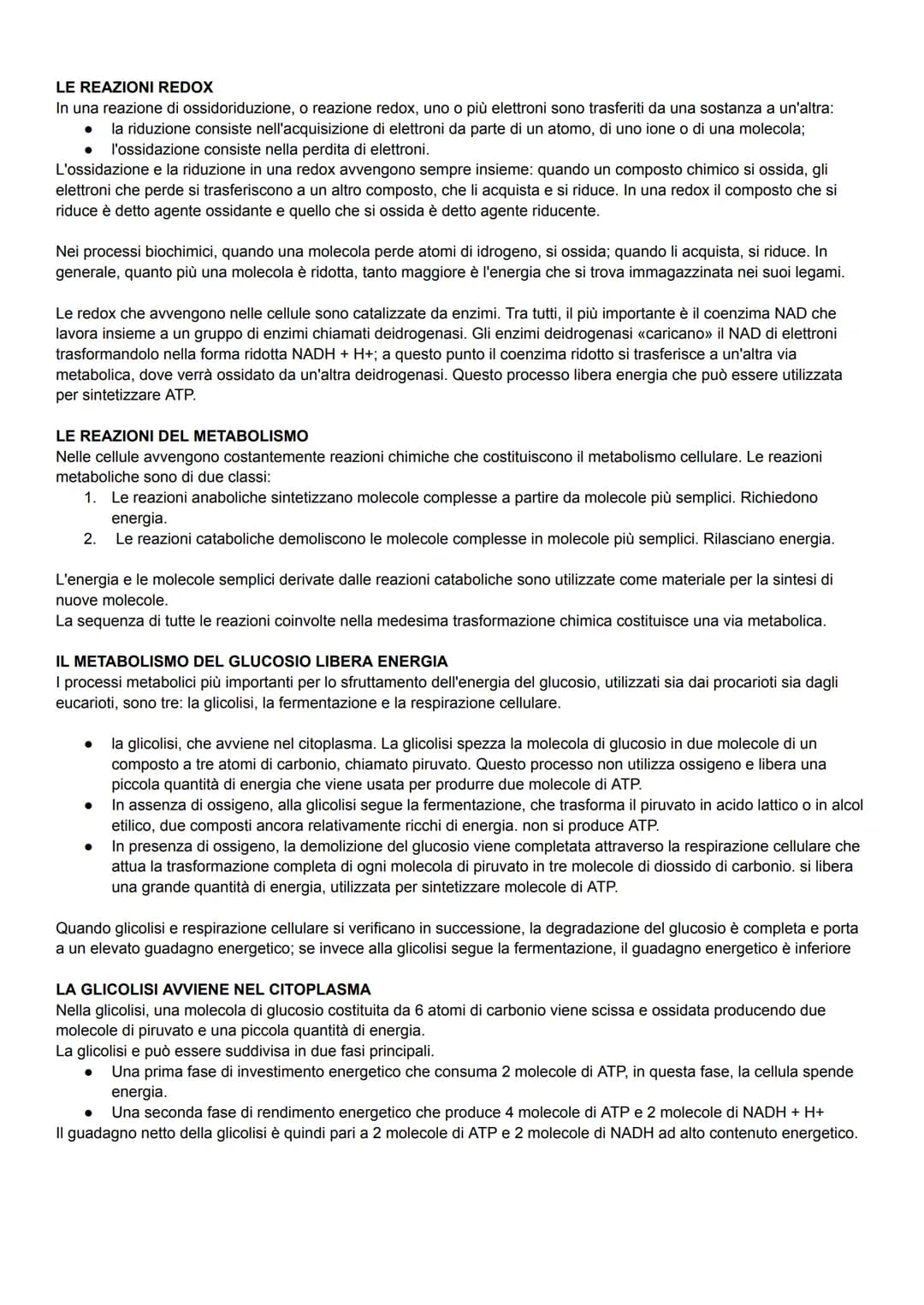 GLI ORGANISMI E L'ENERGIA
Tutti gli organismi viventi scambiano continuamente energia con l'ambiente.
Esistono diverse forme di energia, ma 