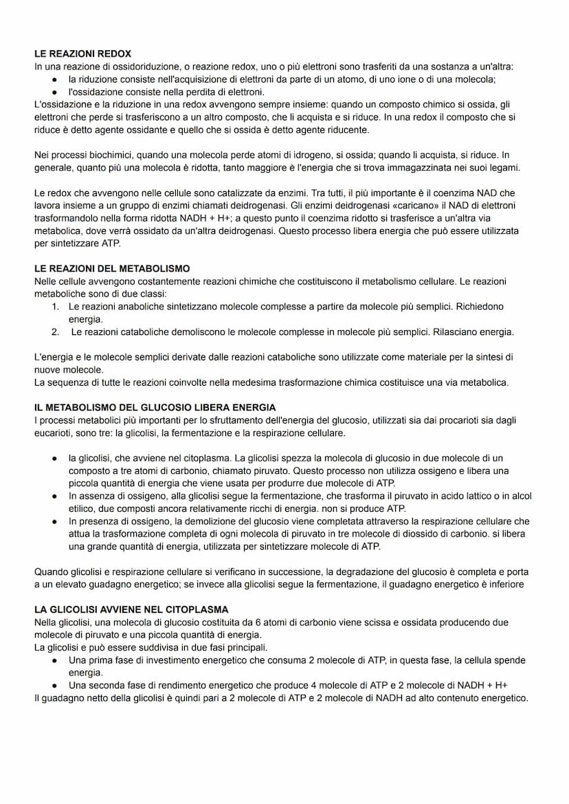 GLI ORGANISMI E L'ENERGIA
Tutti gli organismi viventi scambiano continuamente energia con l'ambiente.
Esistono diverse forme di energia, ma 