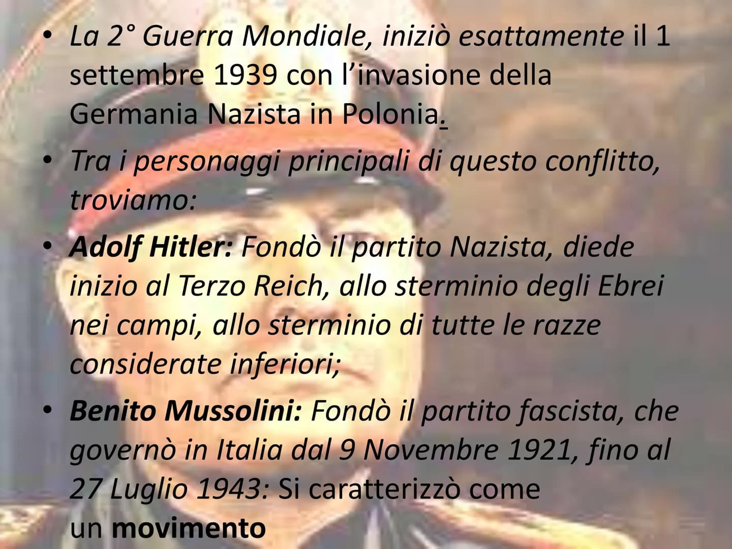 
<h2 id="antefattiecontesto">Antefatti e Contesto</h2>
<p>La seconda guerra mondiale vide contrapporsi, tra il 1939 e il 1945, le cosiddette