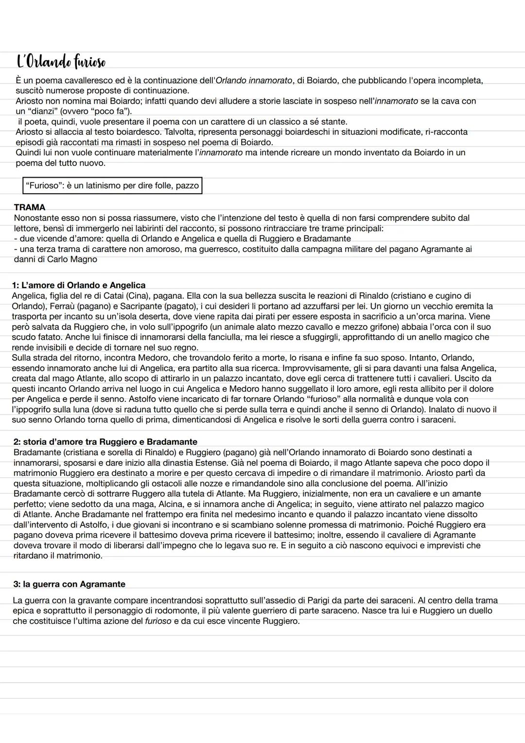 Ludovico Ariosto
VITA
Nacque a Reggio Emilia nel 1474; dove il padre era un politico e ricopriva la carica di capitano della Rocca, mentre l