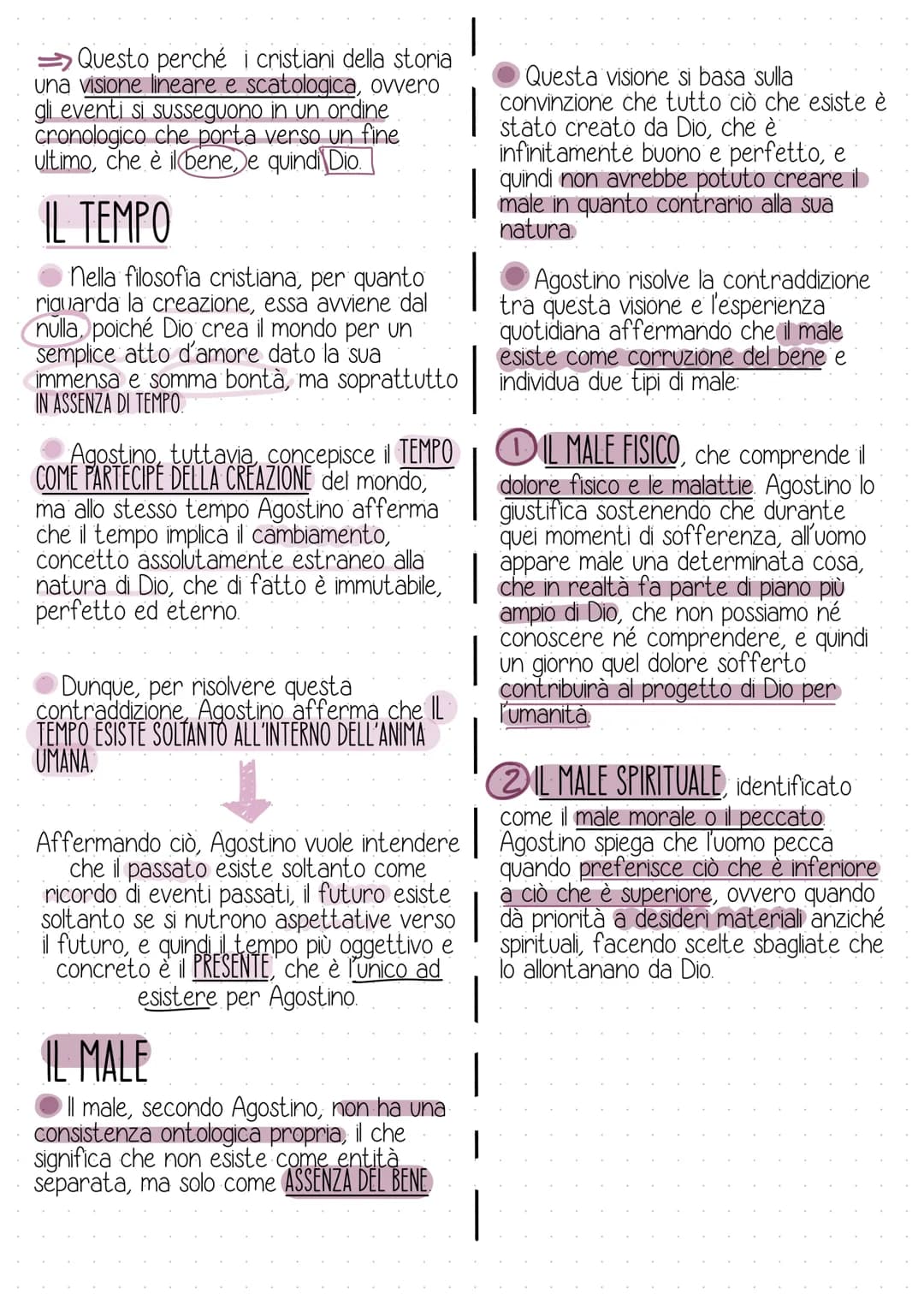 la filosofia cristiana
Durante il periodo medievale, la religione cristiana influenza fortemente il
pensiero dei filosofi di questo periodo 
