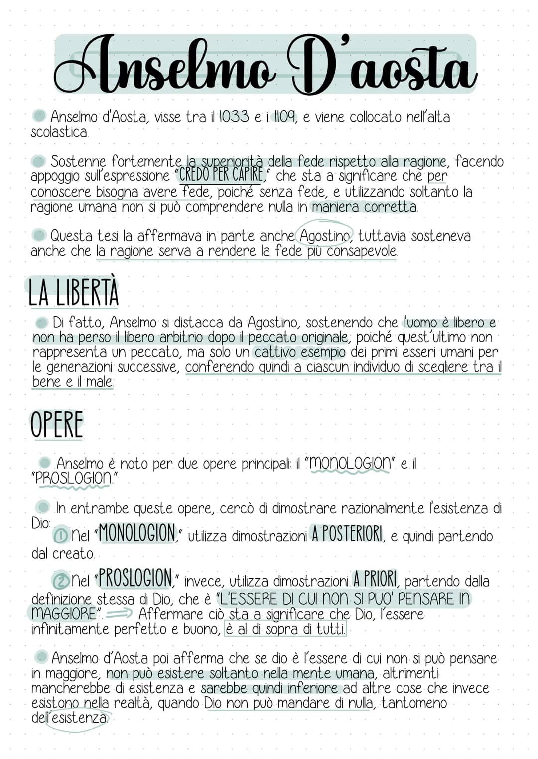 la filosofia cristiana
Durante il periodo medievale, la religione cristiana influenza fortemente il
pensiero dei filosofi di questo periodo 