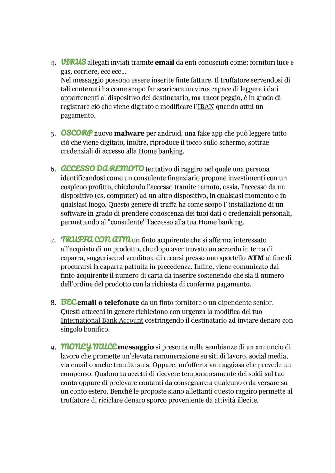 Educazione civica: Truffe in ambito bancario.
Frodi bancarie online
La forma di frode più utilizzata su
internet al giorno d'oggi è la cosid