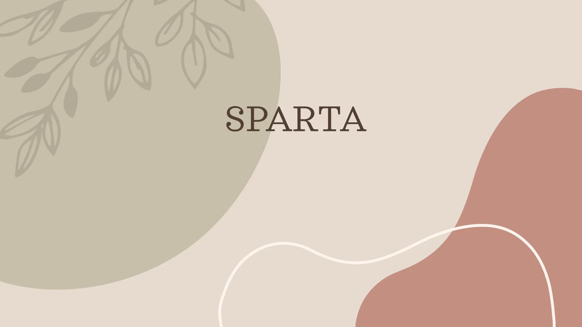 SPARTA SPARTA E IL PELOPONNESO
Mar
Ionio
Petrai o
Elideo
ELIDE
O
Olimpia
ACAIA
Messene
Pilo
Golfo di Corinto
ARCADIA
MESSENIA
Mantinea
ARGOL