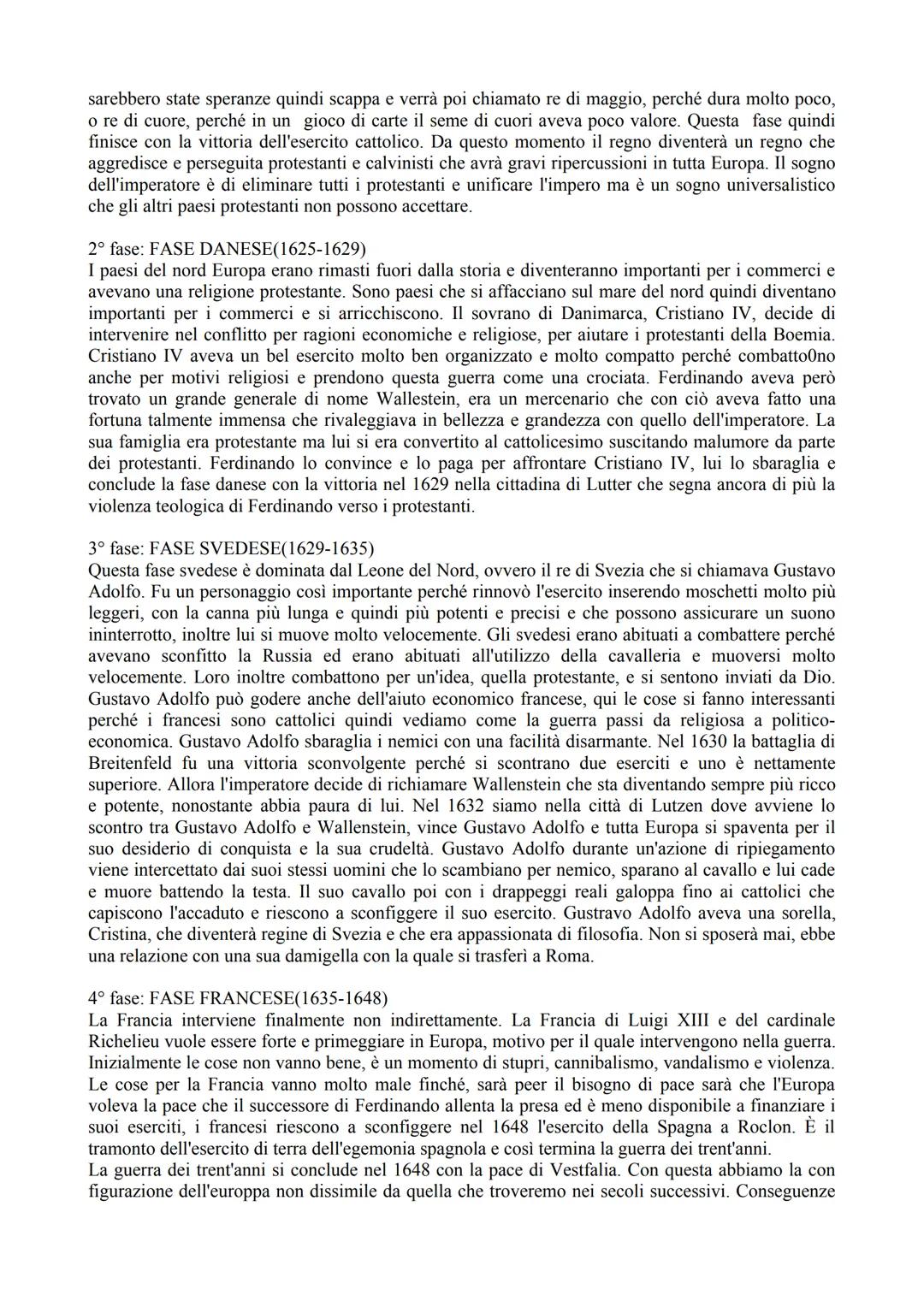 LA GUERRA DEI TRENT'ANNI
1618-1648
la guerra dei trent'anni che per certi versi riporta l'Europa agli anni più scuri del Medioevo, è una
gue