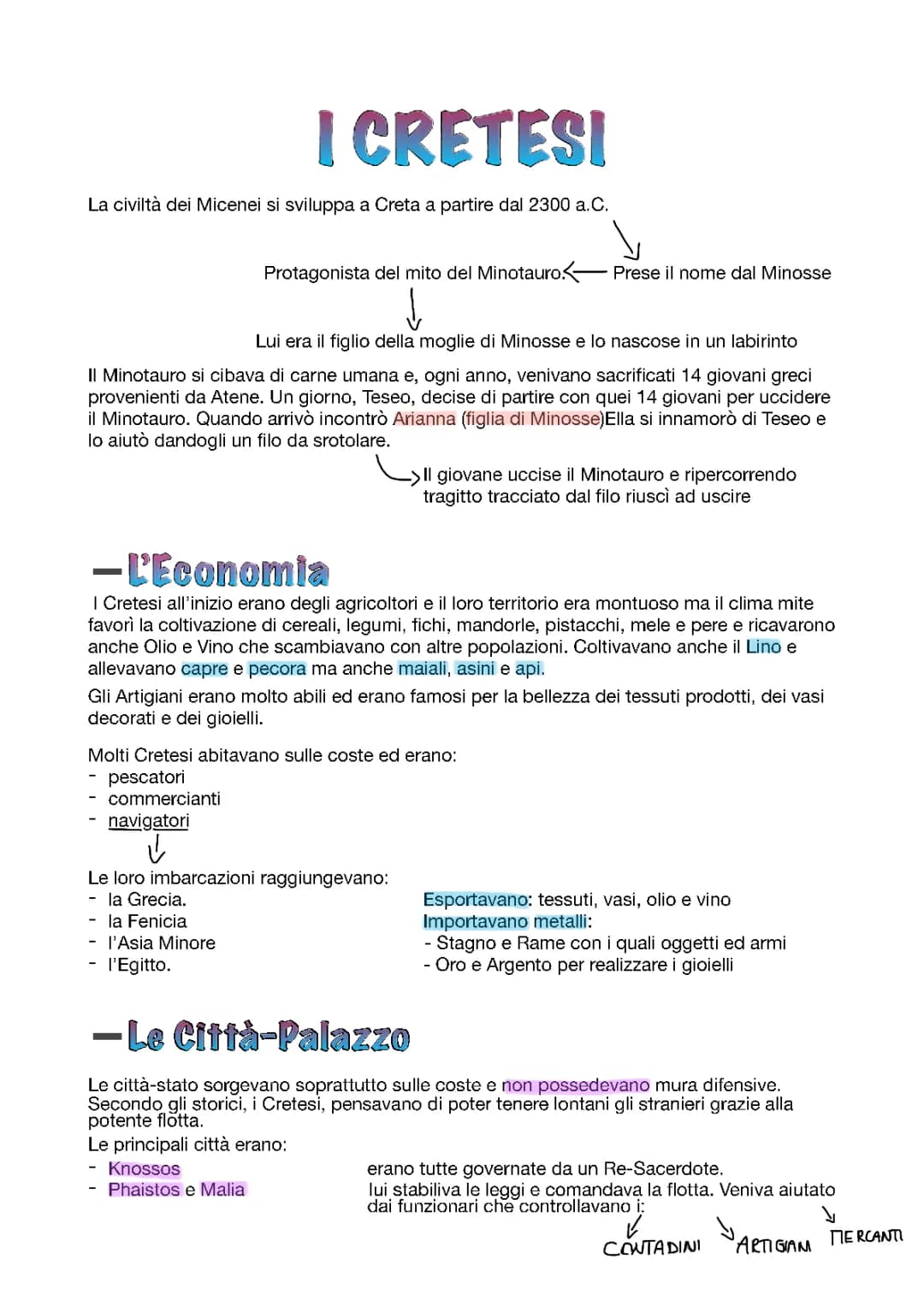 I cretesi 