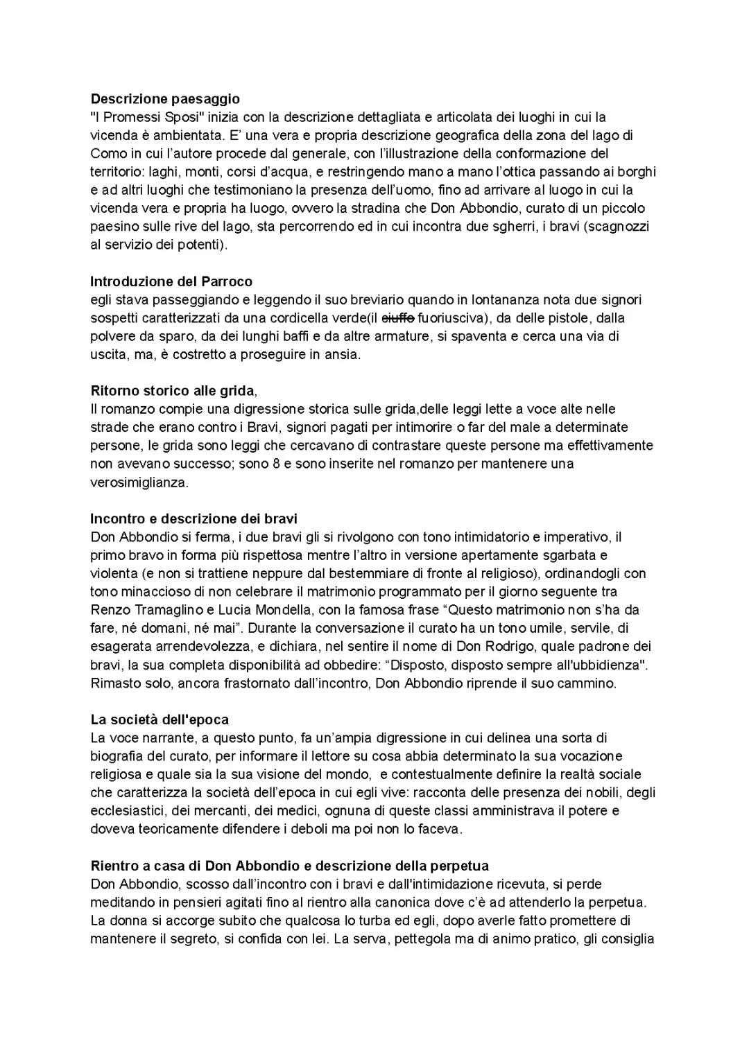 capitolo 1 promessi sposi