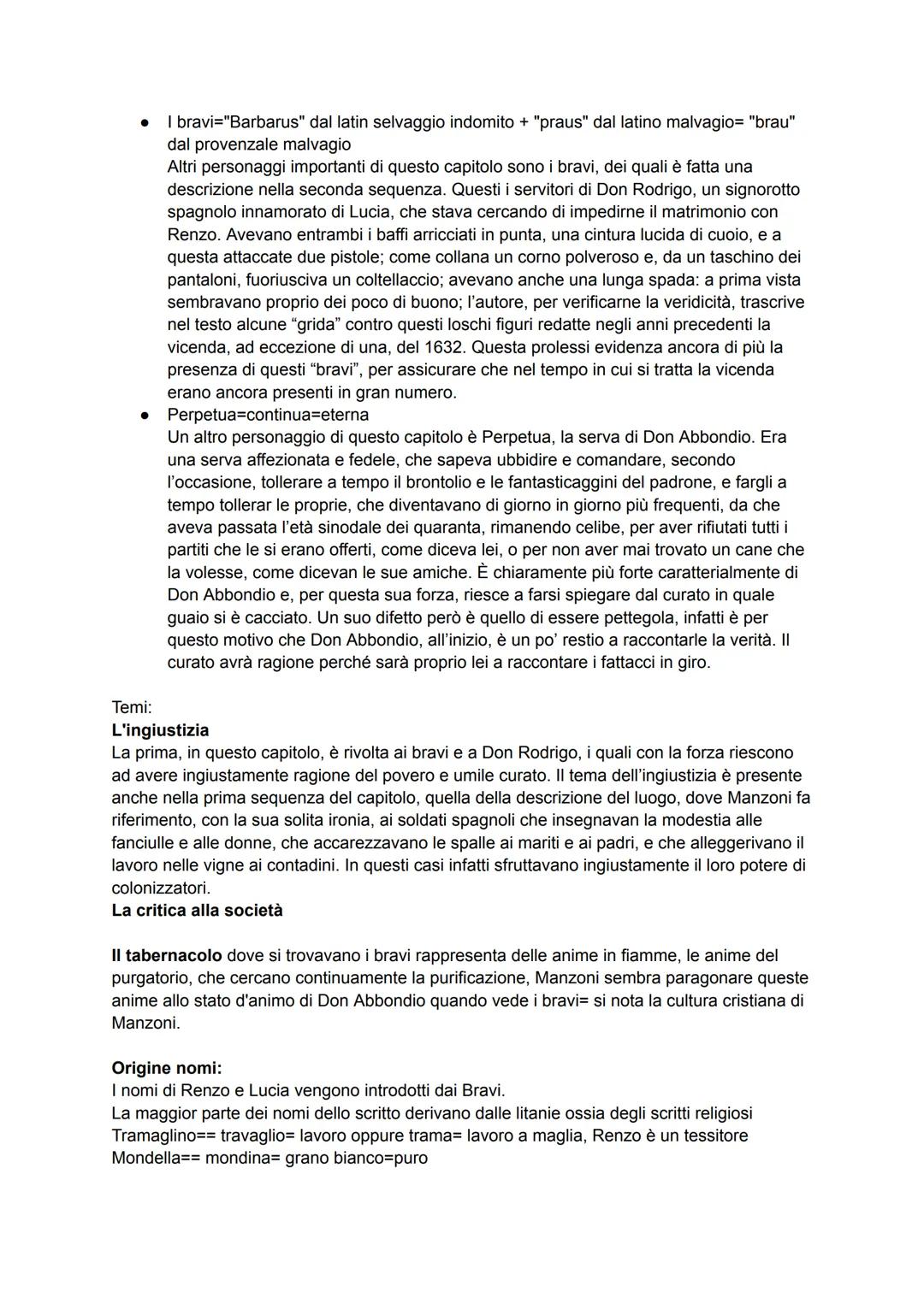 Descrizione paesaggio
"I Promessi Sposi" inizia con la descrizione dettagliata e articolata dei luoghi in cui la
vicenda è ambientata. E' un