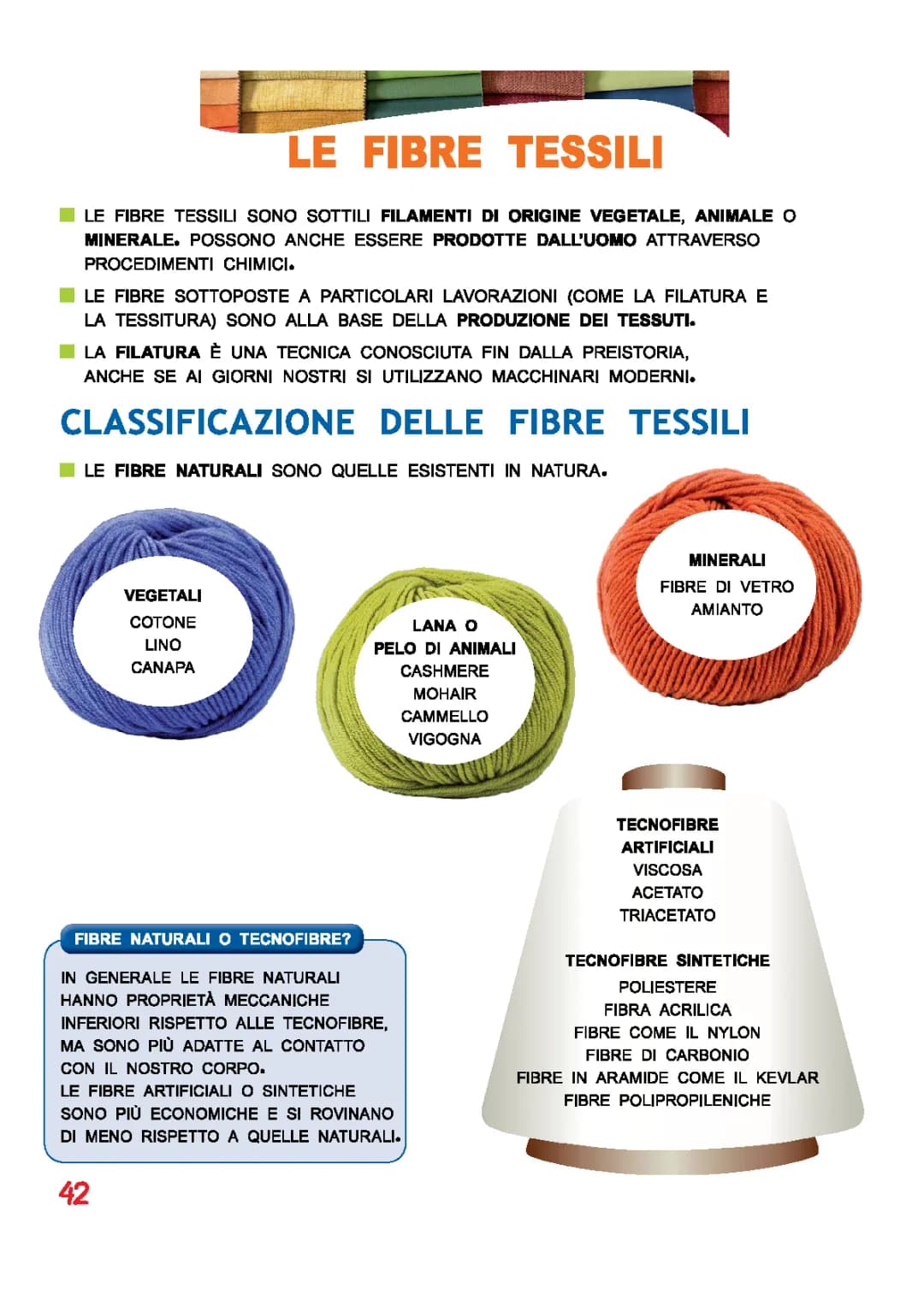 le fibre tessili 