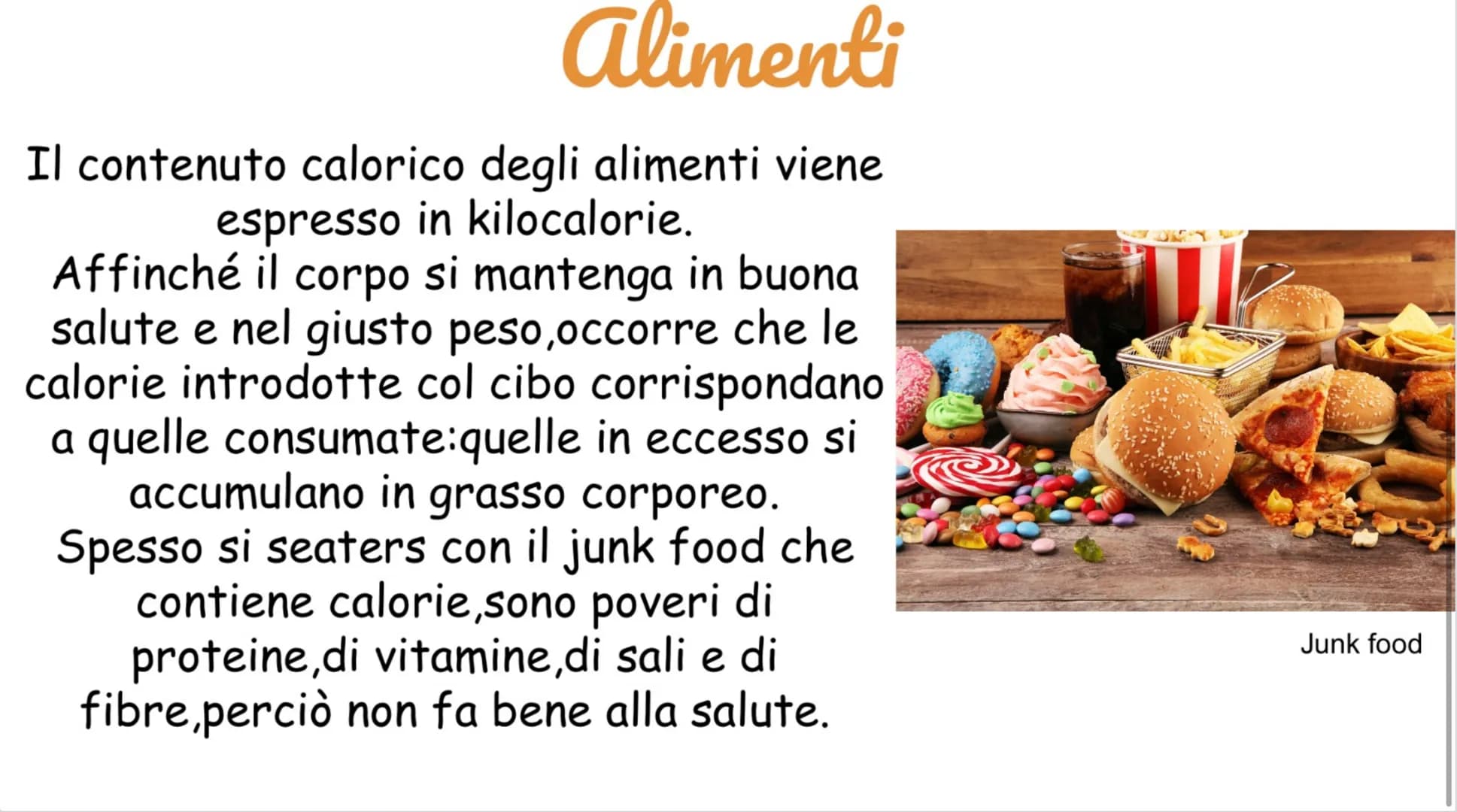 Carboidrati
Hanno funzione energetica
I più importanti sono:
Amido:contenuto negli alimenti a base
di cereali
Saccarosio: zucchero da tavola