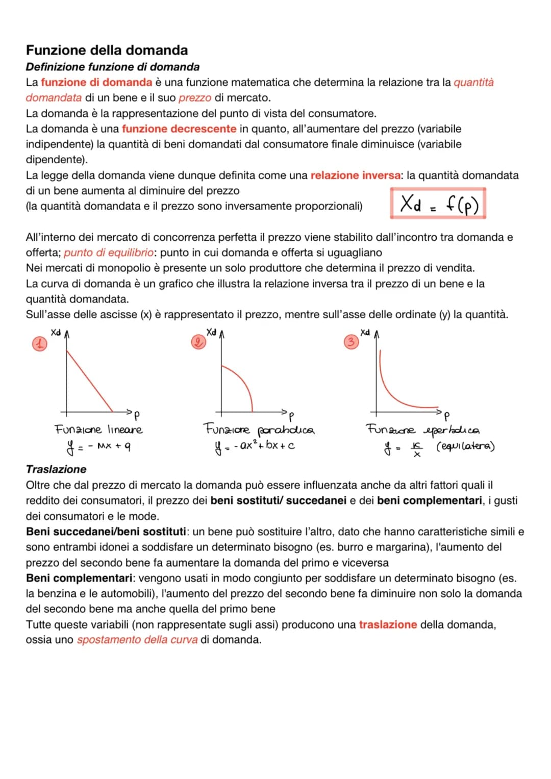 RIASSUNTO MATEMATICA MATURITÀ