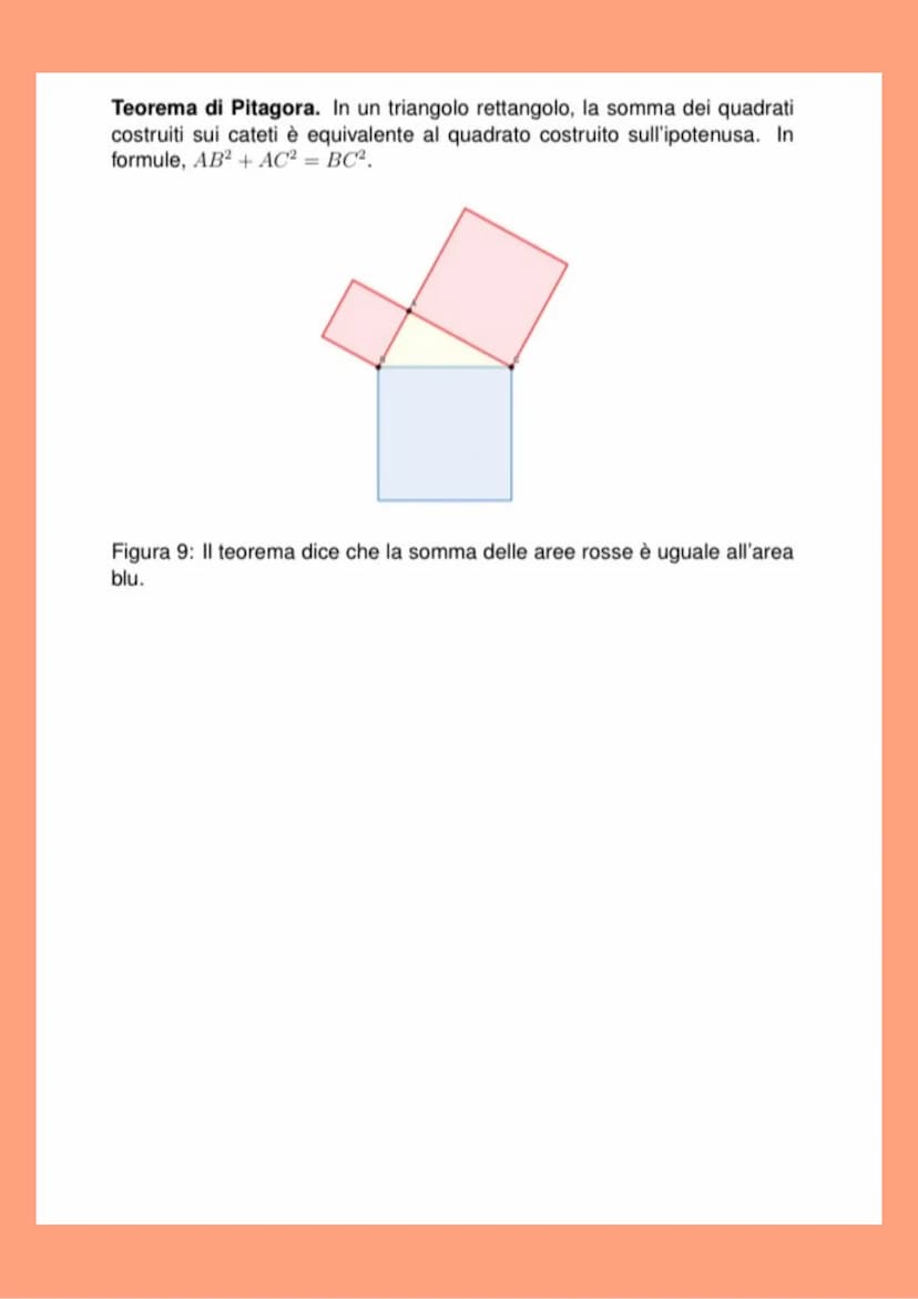
<h2 id="teoremadieuclideeteoremadipitagora">Teorema di Euclide e teorema di Pitagora</h2>
<p>Riportiamo a questo punto i teoremi di Euclide