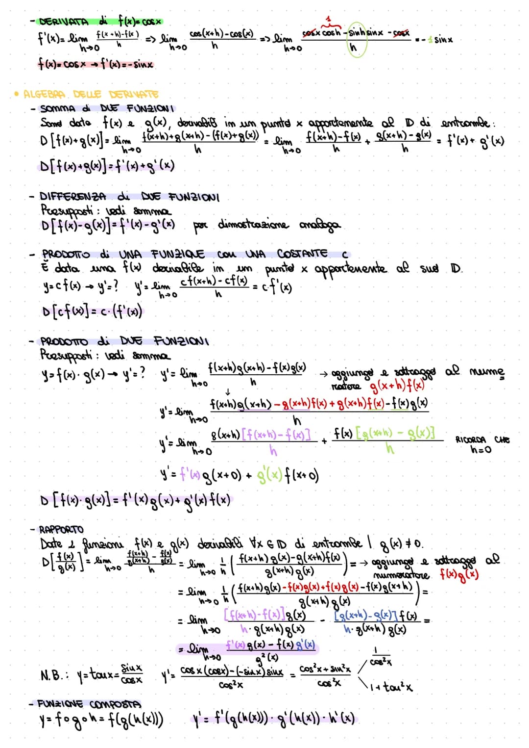 DERIVATA
I matematici che hanno contribuito a definire il concetto di derivata sono Newton. e Leibniz..
Newton, più da fisico, l'ha dedotta 