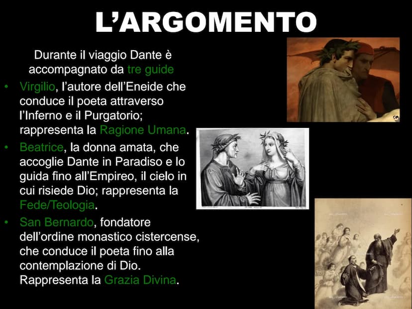 LA DIVINA COMMEDIA
Prof.ssa Bosisio È UN'OPERA
FONDAMENTALE DELLA
LETTERATURA ITALIANA:
●
• Si fondono (uniscono) in una sintesi
straordinar
