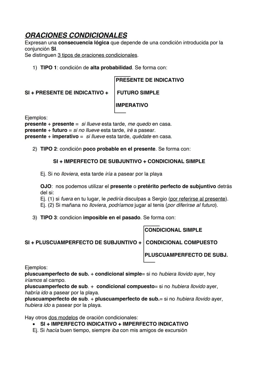 ORACIONES SUBORDINADAS
ORACIONES TEMPORALES
Pueden ir en indicativo o subjuntivo.
Se usa el indicativo cuando:
→PRESENTE DE INDICATIVO
se ha