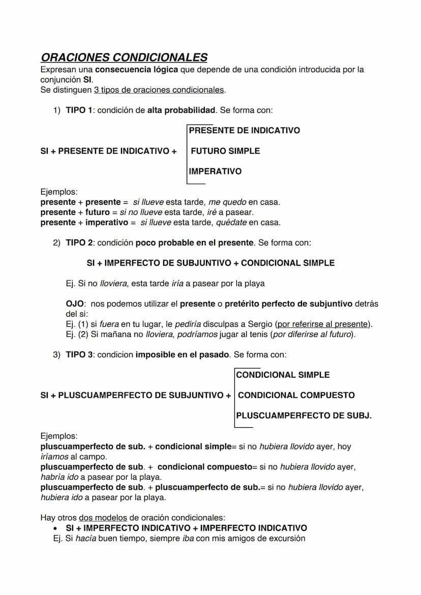 ORACIONES SUBORDINADAS
ORACIONES TEMPORALES
Pueden ir en indicativo o subjuntivo.
Se usa el indicativo cuando:
→PRESENTE DE INDICATIVO
se ha