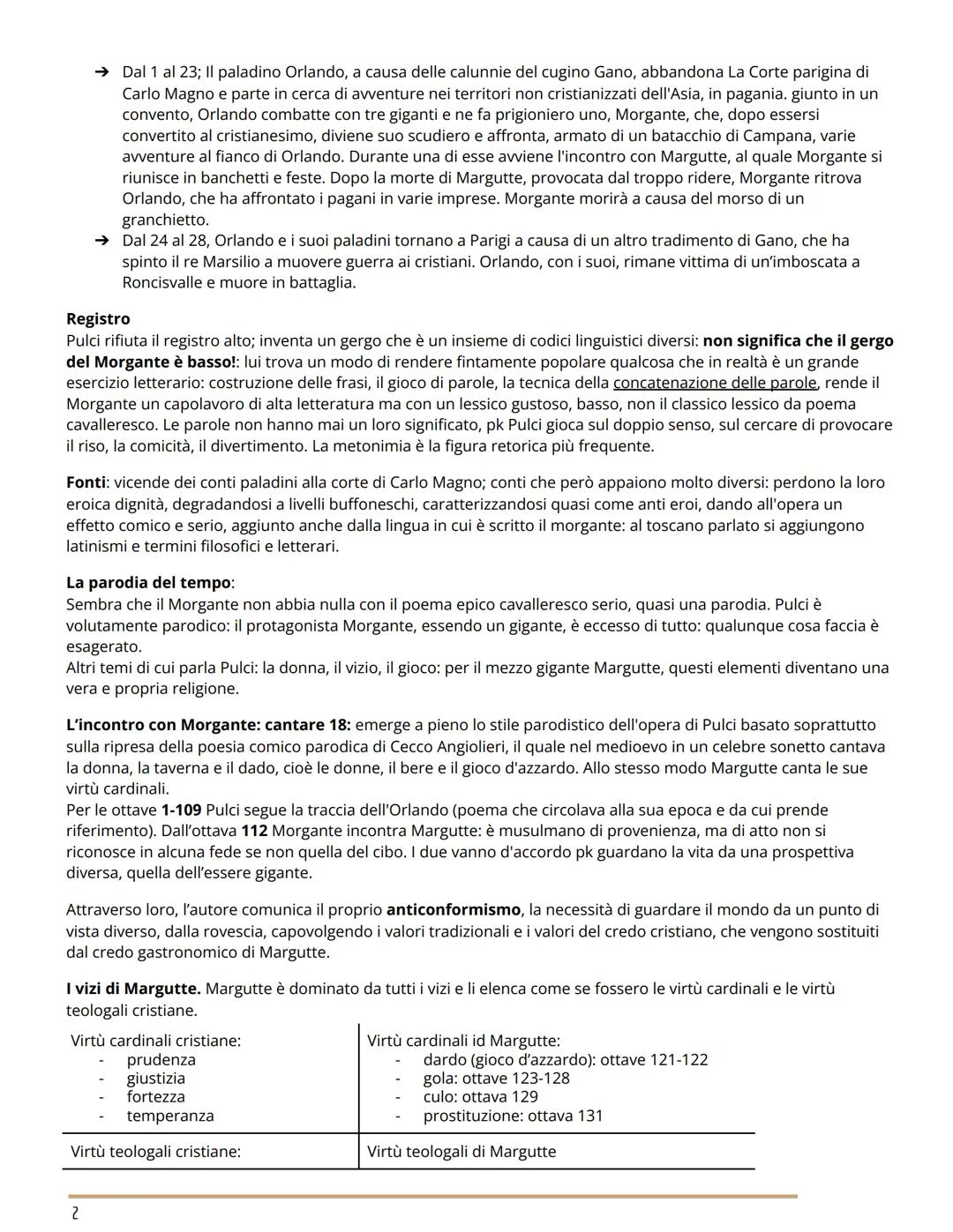 IL POEMA EPICO-CAVALLERESCO
POEMA EPICO CAVALLERESCO: è una lunga narrazione in versi che recupera due tipologie di argomenti già esistenti: