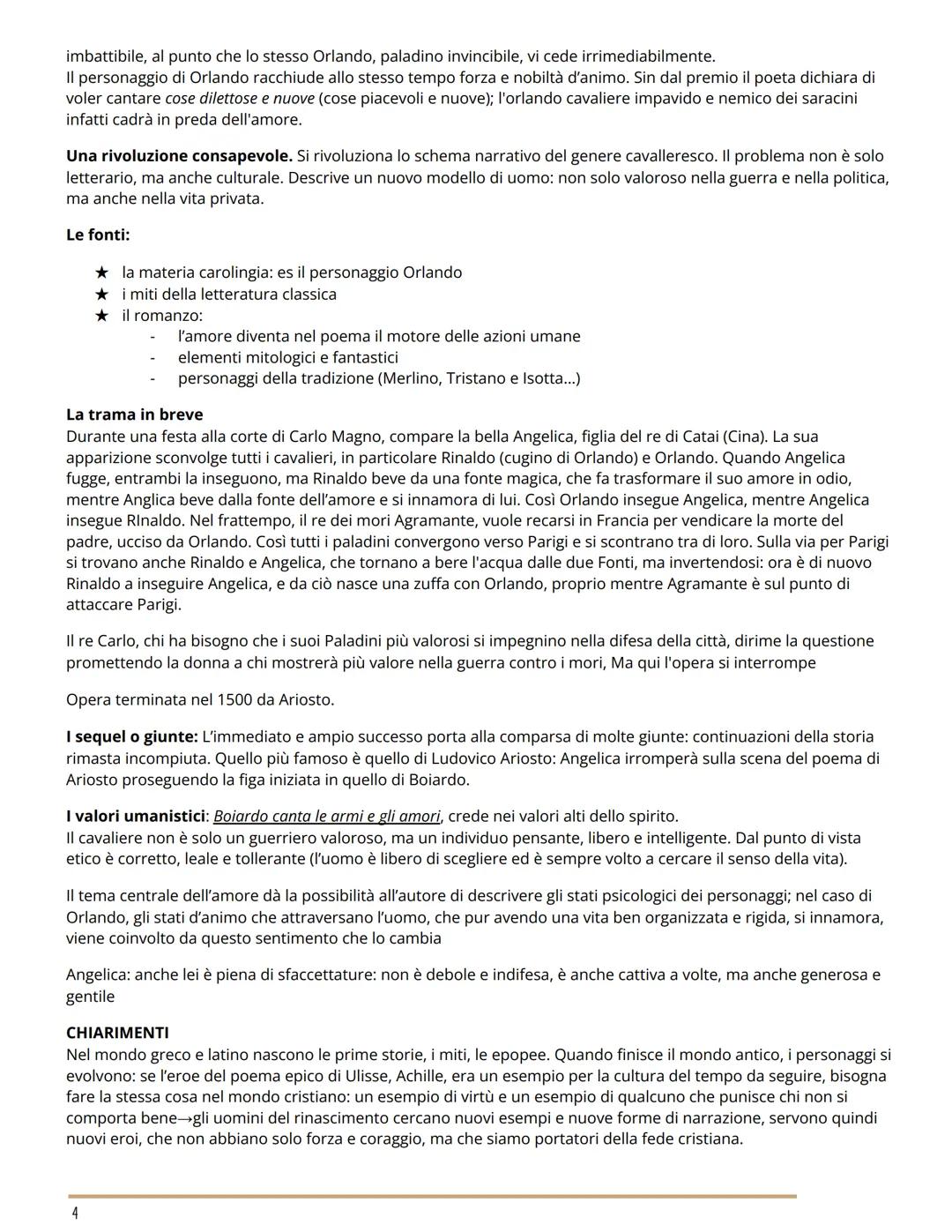 IL POEMA EPICO-CAVALLERESCO
POEMA EPICO CAVALLERESCO: è una lunga narrazione in versi che recupera due tipologie di argomenti già esistenti: