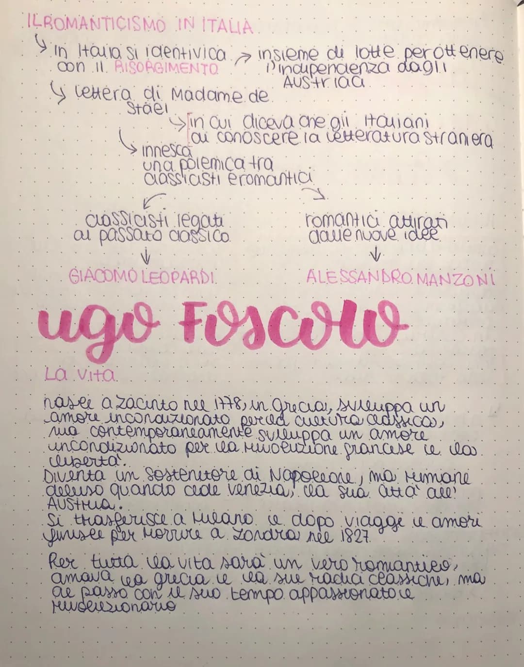 U'800
IL NEOCLASSICISMO IN ITALIA
artista più significativo e
VINCENZO MONTI. → traduzione dell'lllade
Un'altro grande poeta
UGO FOSCOLO.
→m