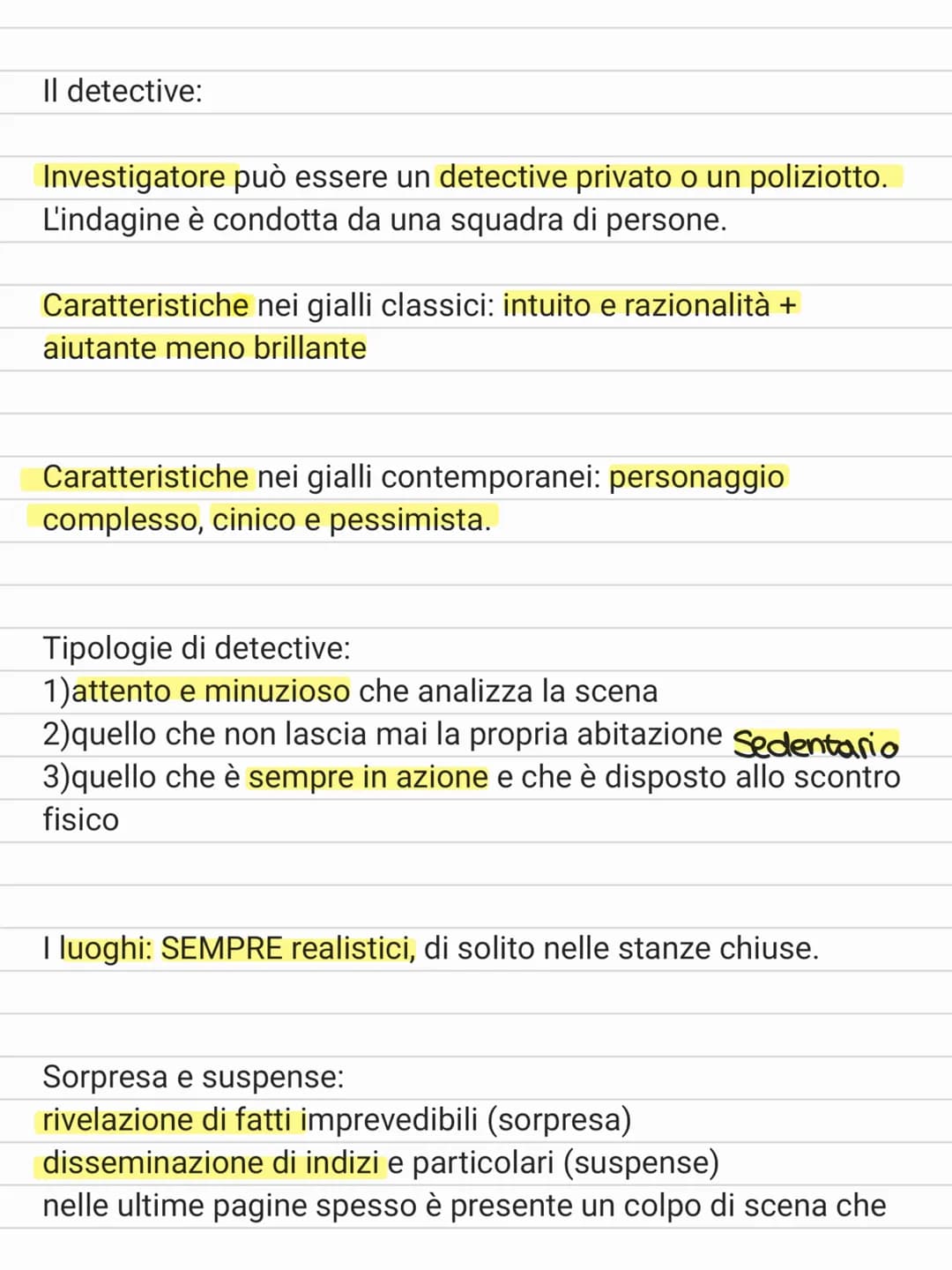 IL RACCONTO GIALLO
elementi fondamentali:
1) crimine
2) investigatore
3) indagine
4) soluzione (scoperta del colpevole)
Perchè un testo vien