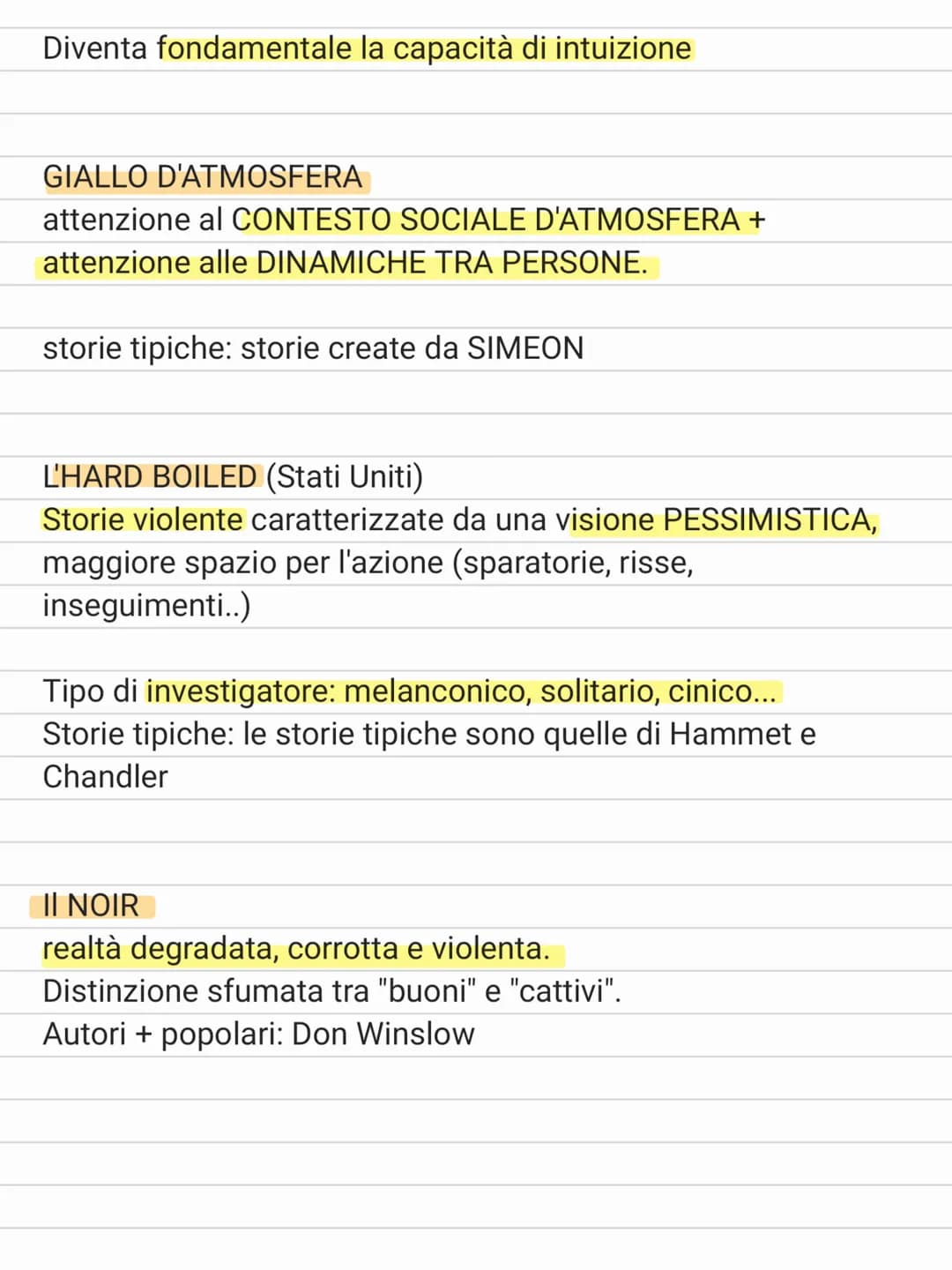 IL RACCONTO GIALLO
elementi fondamentali:
1) crimine
2) investigatore
3) indagine
4) soluzione (scoperta del colpevole)
Perchè un testo vien