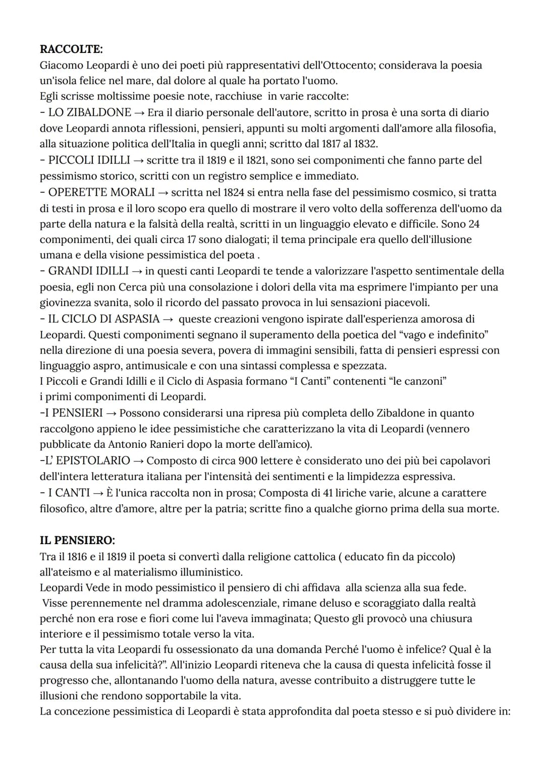 ITALIANO - Esame di Maturità 2023
. GIACOMO LEOPARDI (1798-1837)
VITA:
-Giacomo Leopardi nasce a Recanati il 29 giugno 1798, Nelle Marche da