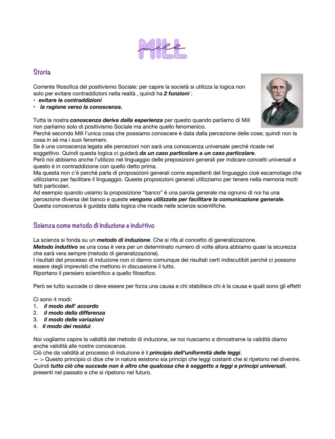 positivismo
Storia del Positivismo
Il positivismo nasce nel 1840, è una corrente di pensiero che abbraccia più
materie, filosofia, letteratu