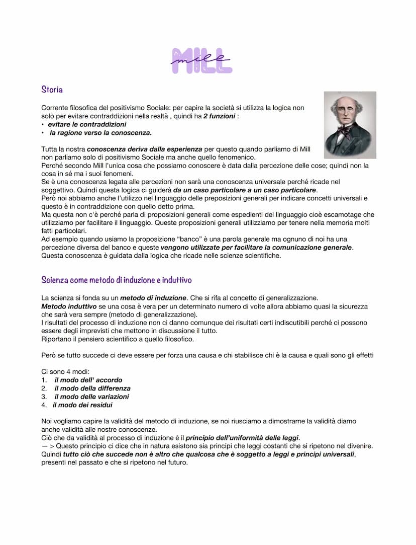 positivismo
Storia del Positivismo
Il positivismo nasce nel 1840, è una corrente di pensiero che abbraccia più
materie, filosofia, letteratu