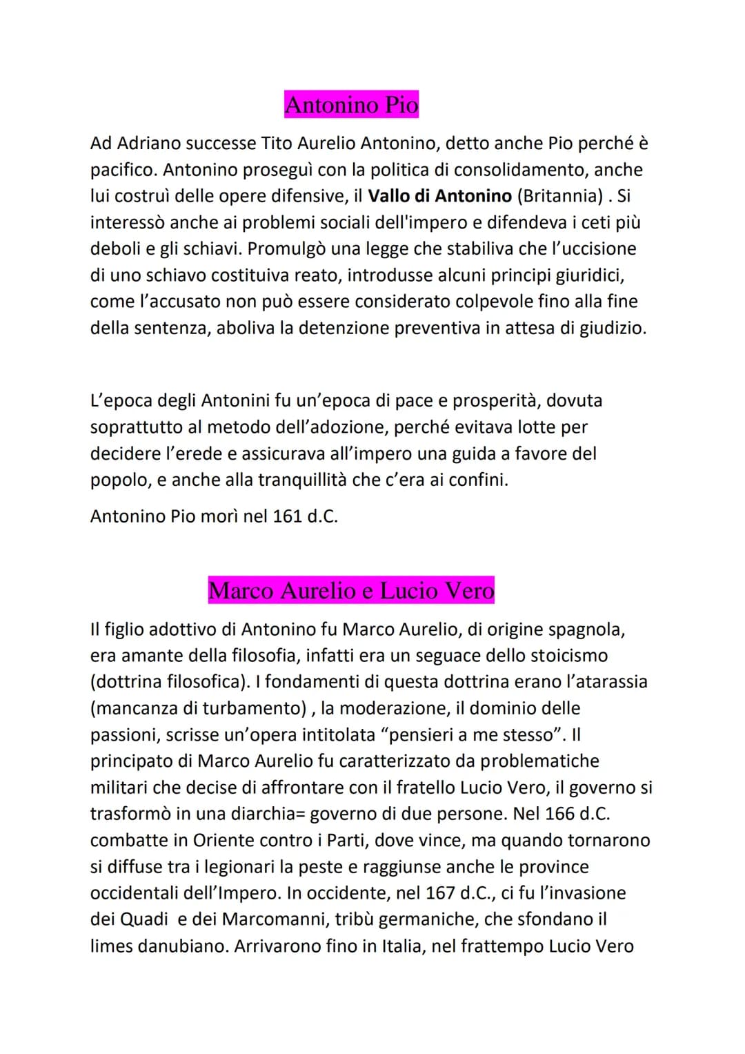 Nerva e il principato adottivo
Dopo la morte di Domiziano nel 96 d.C., il senato assegnò il titolo di
principe a Marco Cocceio Nerva. Nerva 