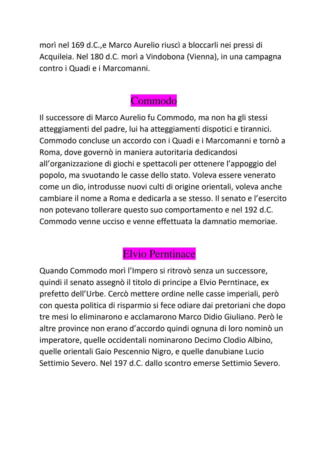 Nerva e il principato adottivo
Dopo la morte di Domiziano nel 96 d.C., il senato assegnò il titolo di
principe a Marco Cocceio Nerva. Nerva 