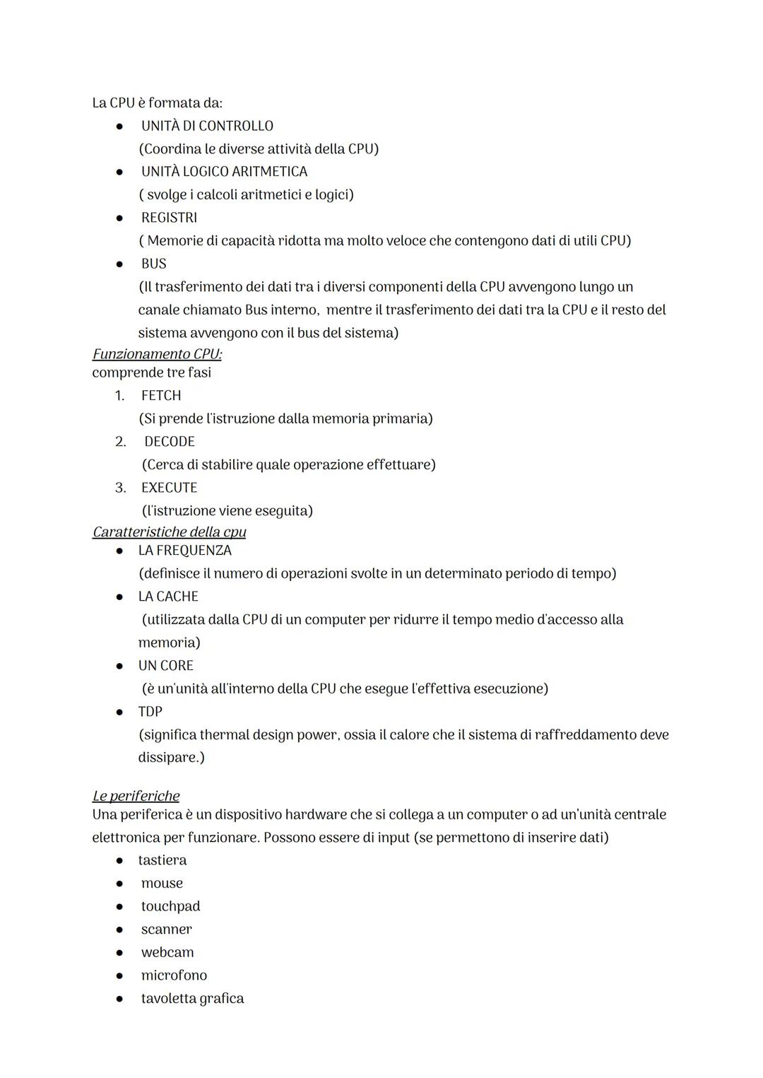 Che cos'è l'informatica?
Informatica è la disciplina che affronta il trattamento e la trasmissione delle informazioni
attraverso l'uso di pr