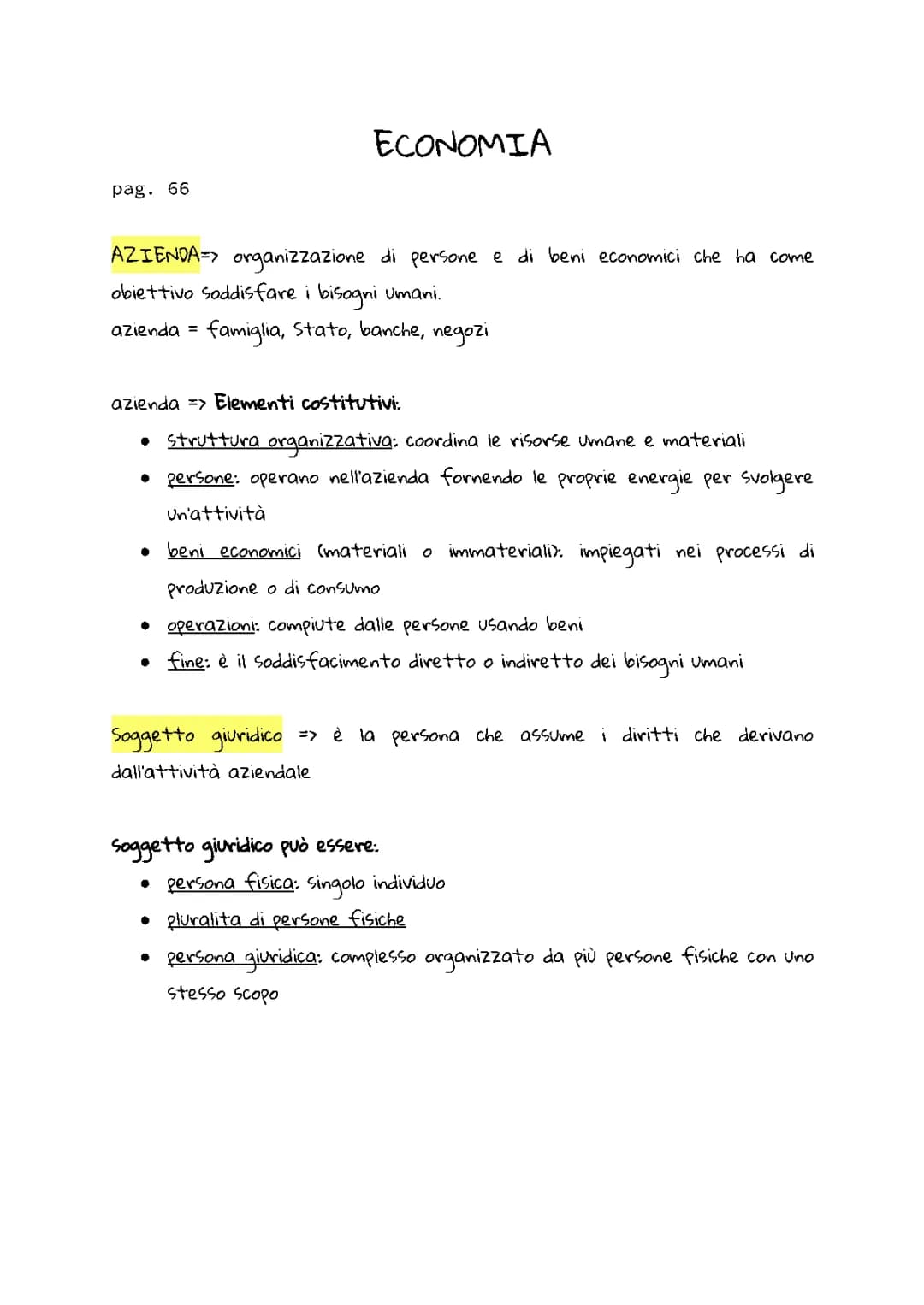 L'azienda e la sua organizzazione 